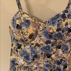 Bog Collective floral wide leg jumpsuit